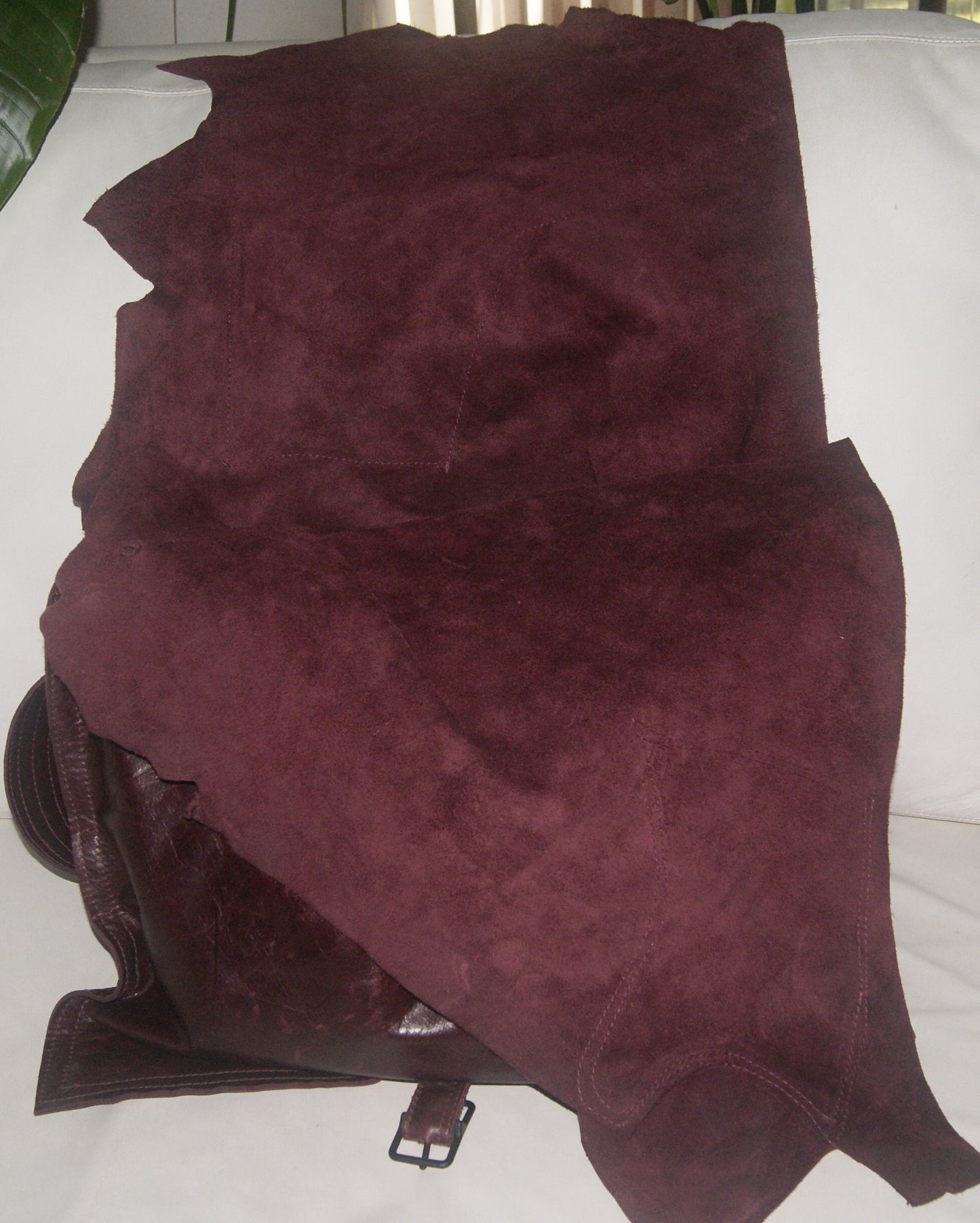 Vernice Armour- wine shoulder bag