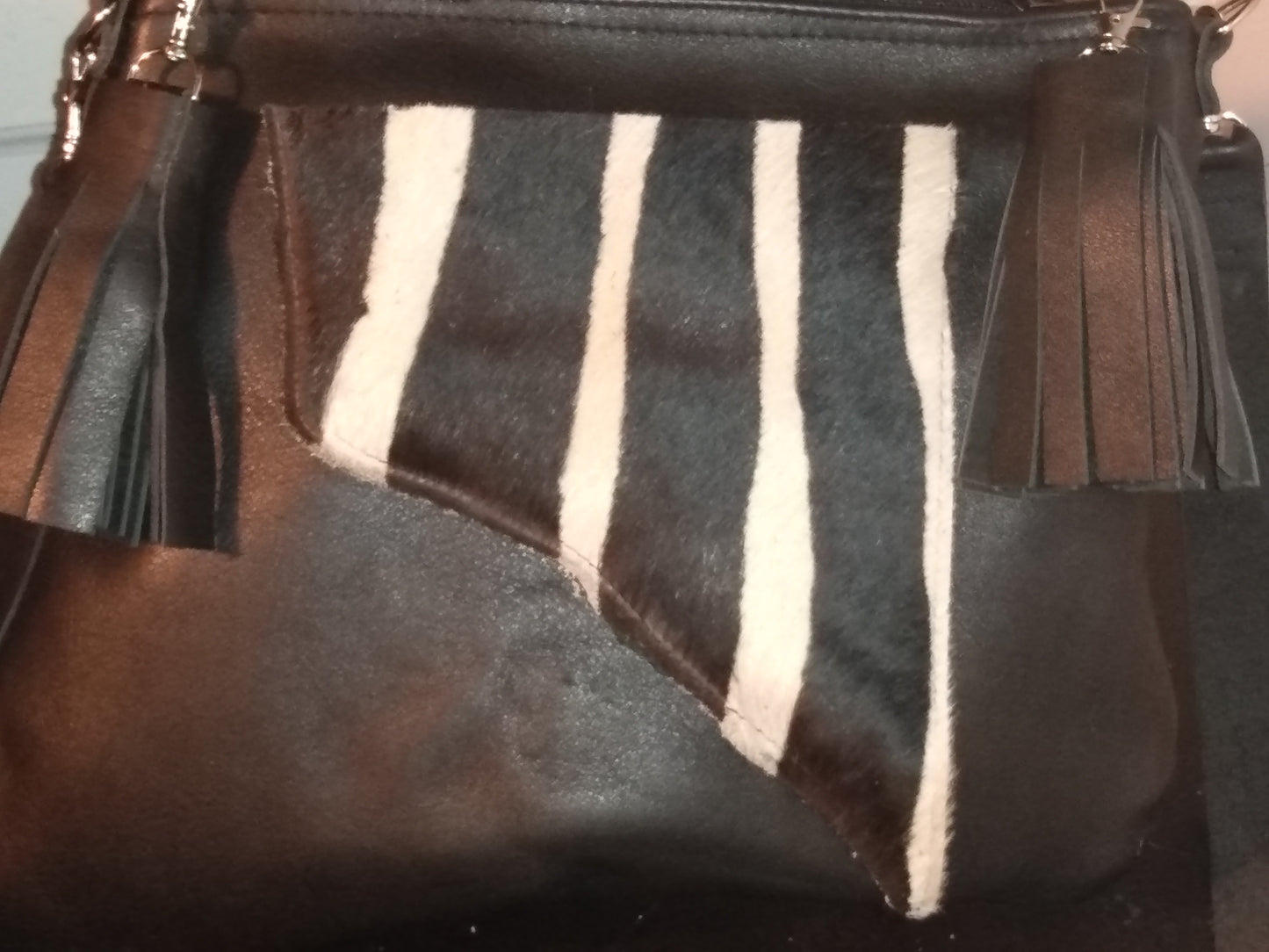 Zebra (custom)- clutch bag