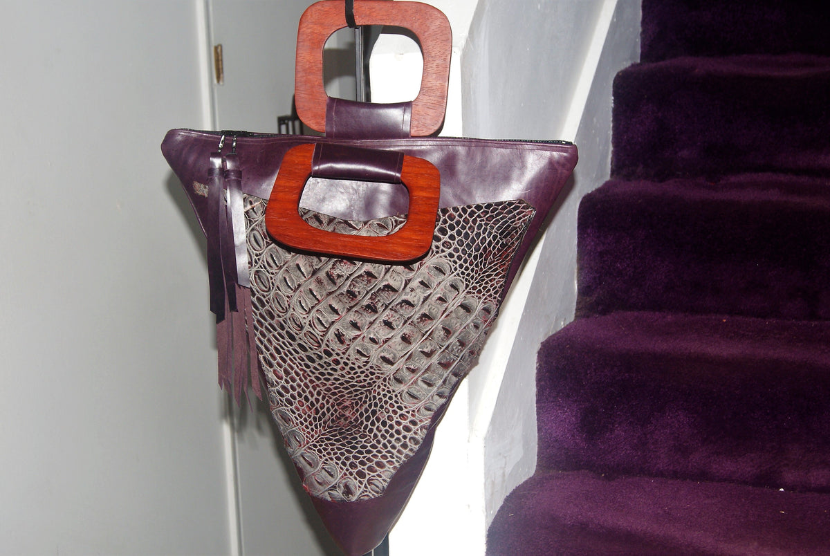 Queen Tiye-handbags (Eggplant,purple)   #Q108